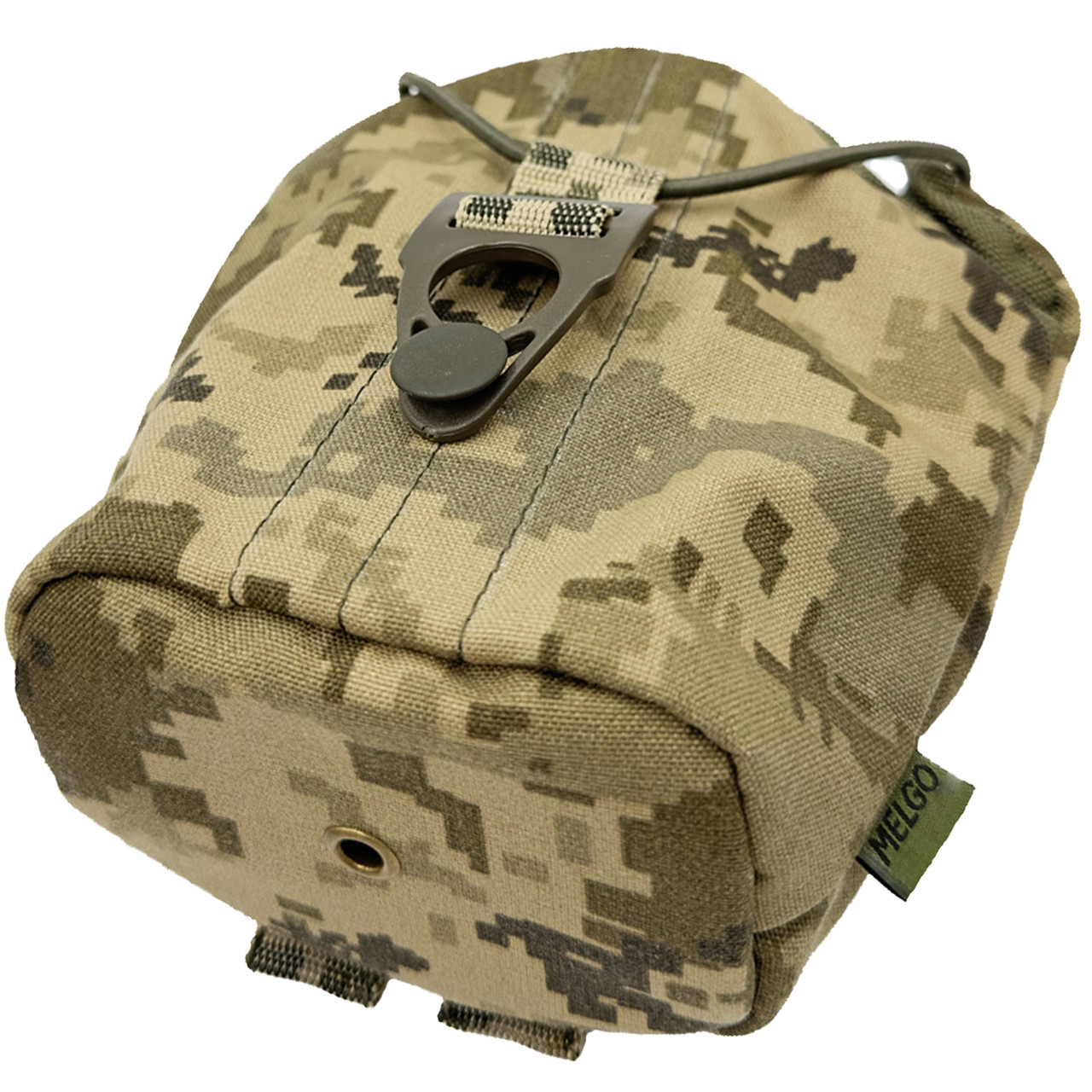 Фляга армейская 1л в чехле Пиксель Cordura MELGO (фляга тактическая полевая индивидуальная) фото 6