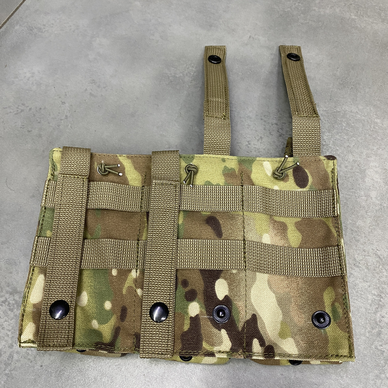 Армейский подсумок на 3 магазина, WINTAC, сумка на 3 магазина для АК, Мультикам, Cordura 1000D фото 10