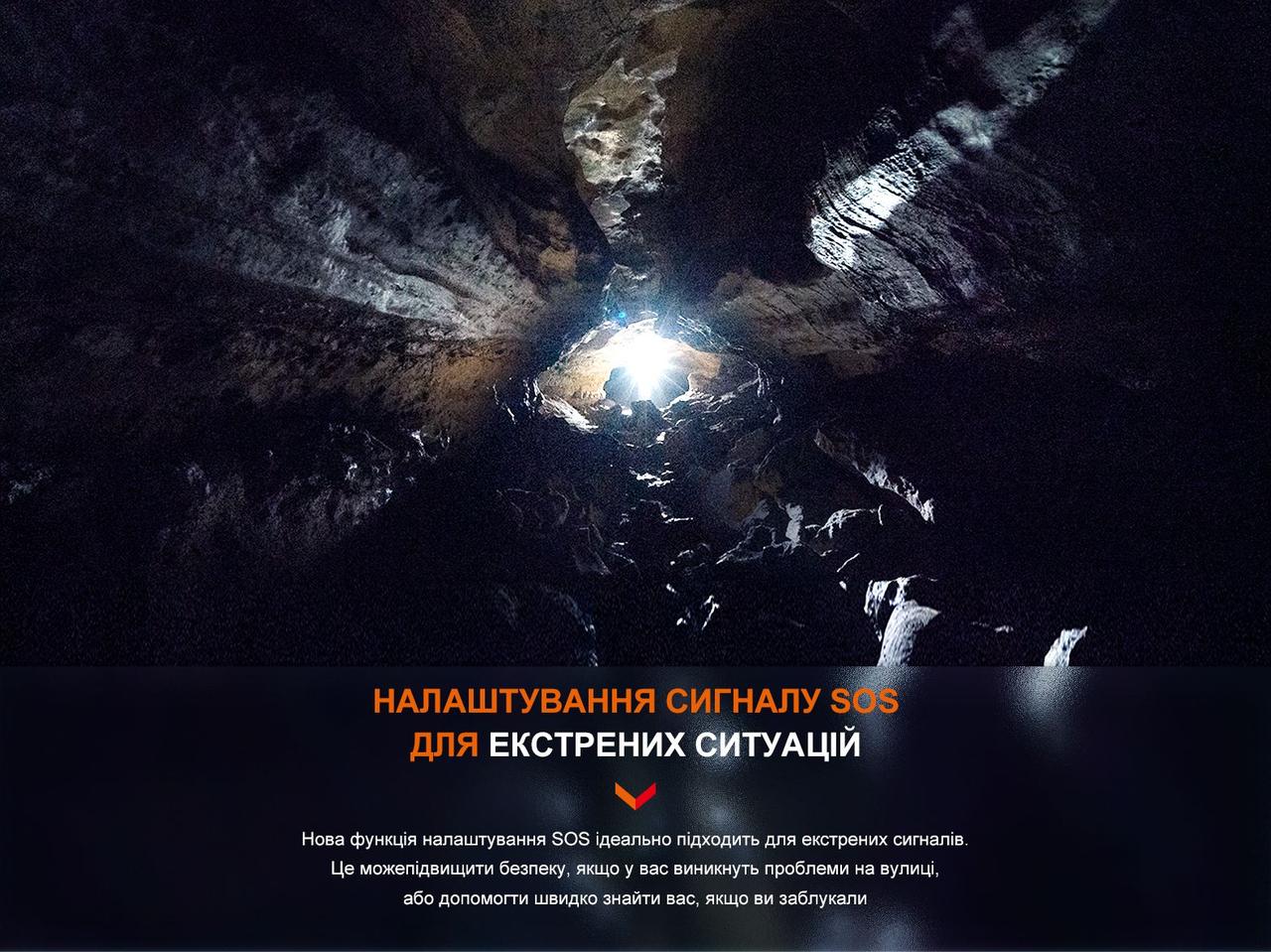 Ліхтар ручний Fenix PD40R V3.0, 3000 lm фото 9