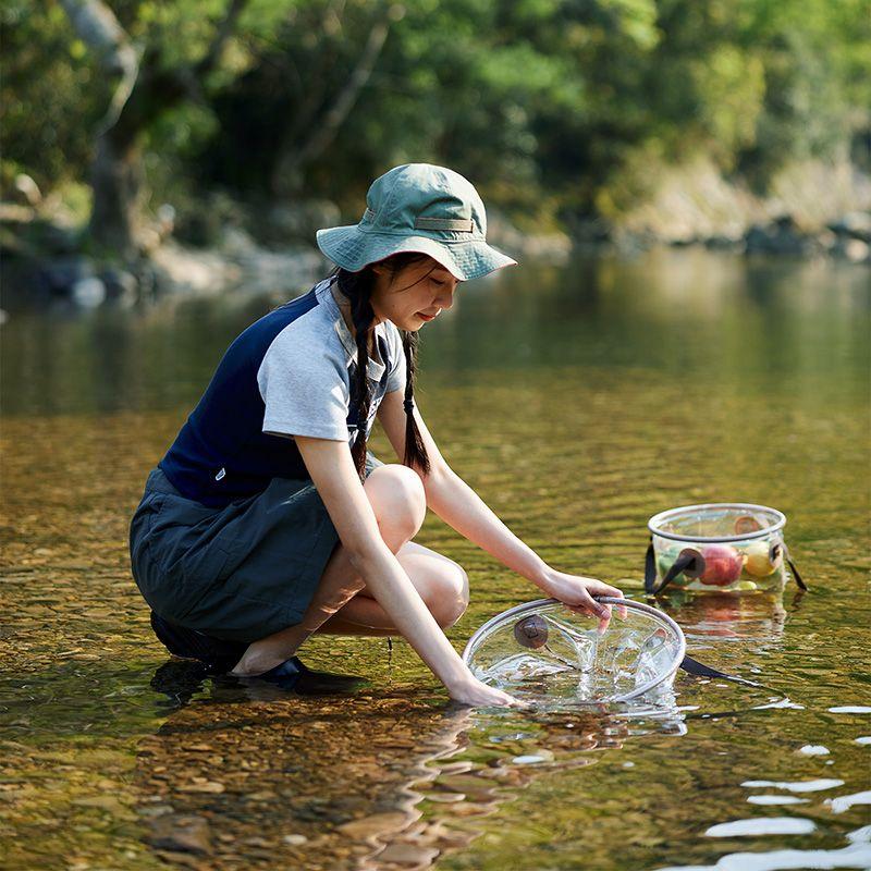 Складаний контейнер для води з ПВХ Naturehike NH20SJ040, 10л, прозорий фото 6