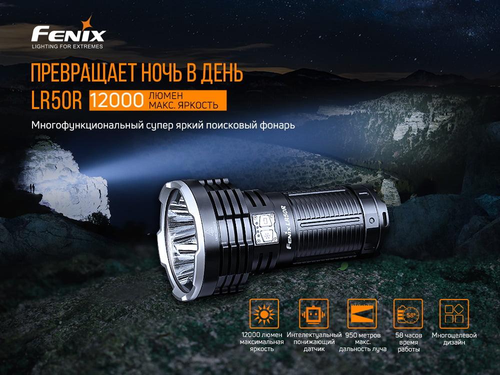 Ліхтар ручний Fenix LR50R фото 7