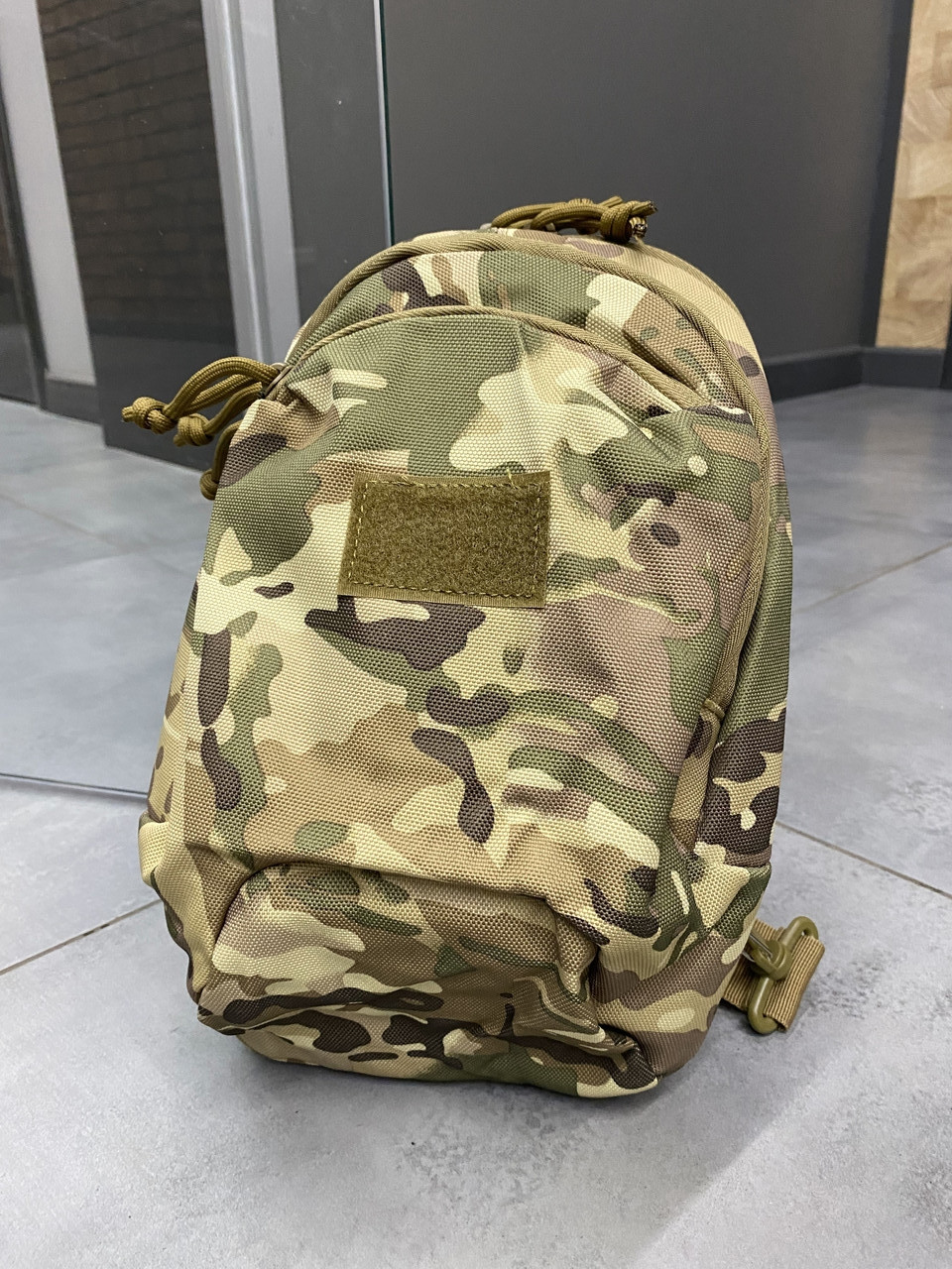 Сумка тактическая с ремнем через плечо, Cordura, Мультикам, Yakeda, сумка армейская c ремнем через плечо фото 2