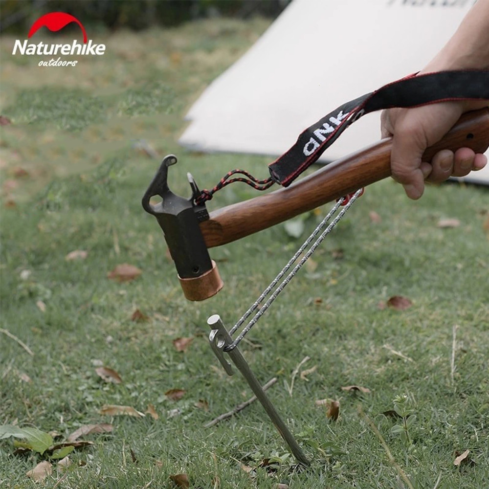 Кілок сталевий Naturehike NH19PJ014, 25 см, сірий фото 4