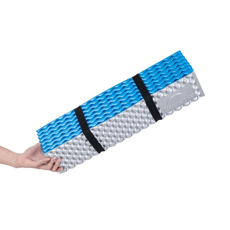 Коврик складной IXPE Naturehike NH19QD008, алюминиевая пленка, 185x56х1,8 см, оливковый зеленый фото 3