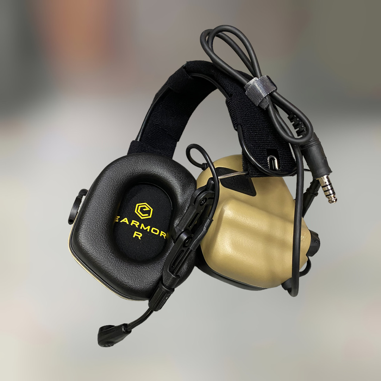Наушники Earmor M32 Mod3 c креплением на шлем HD-ACC-08, активные, со съёмным микрофоном и гарнитурой, Койот фото 8