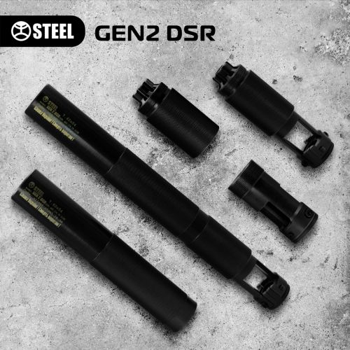 Саундмодератор ПБС Steel GEN2 DSR 7.62х54 R (для СВД, СГД, Драгунова, Тигр) фото 2