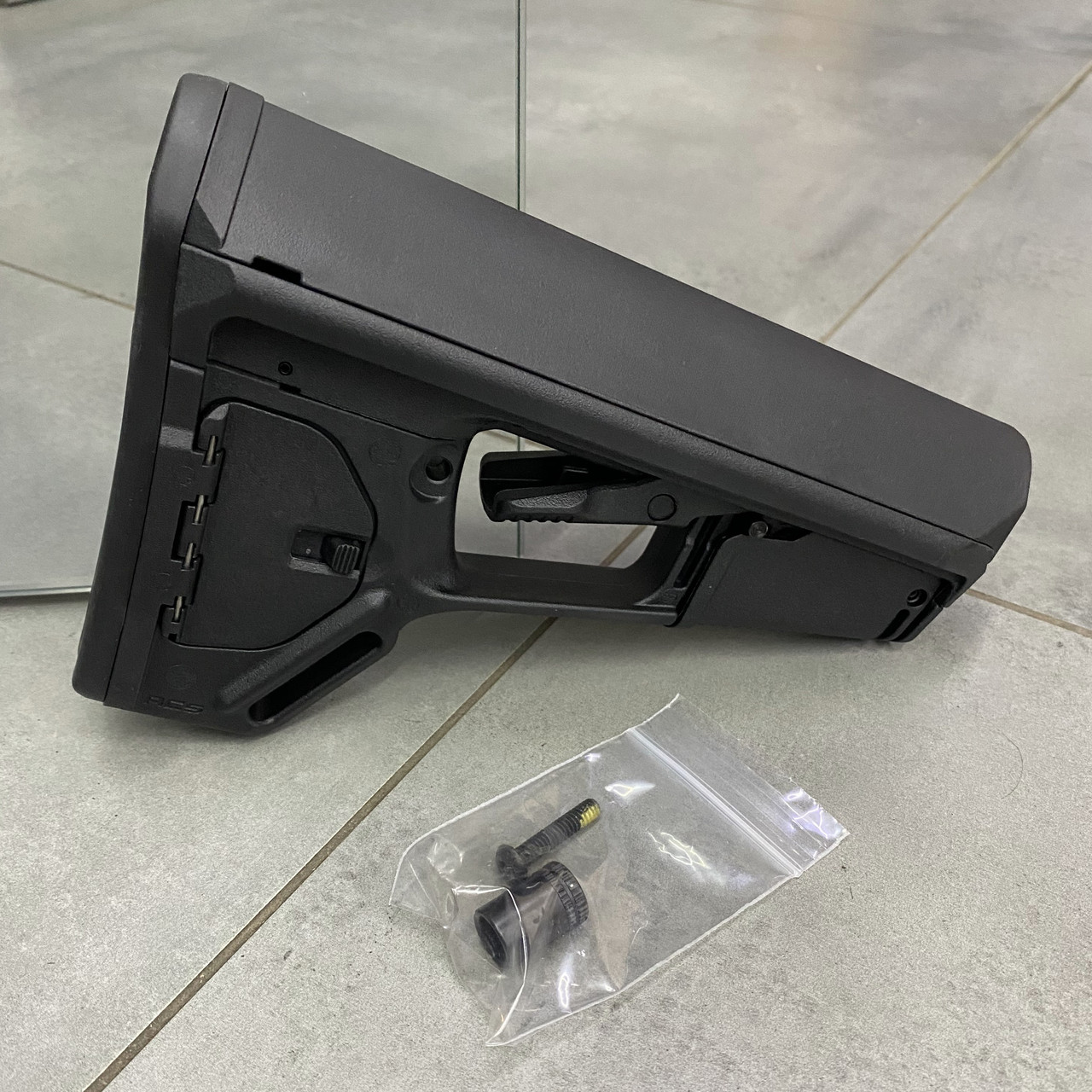 Приклад (база) Magpul ACS-L Carbine Stock – Mil-Spec (MAG378), Черный, приклад для AR10 / AR15 фото 5
