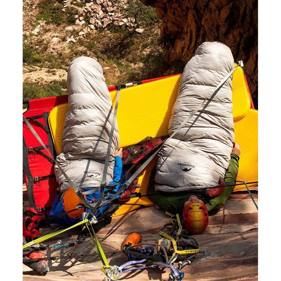 Спальник з натуральним пухом Naturehike Snowbird NH20YD001, p-р M, коричневий 510 г фото 6