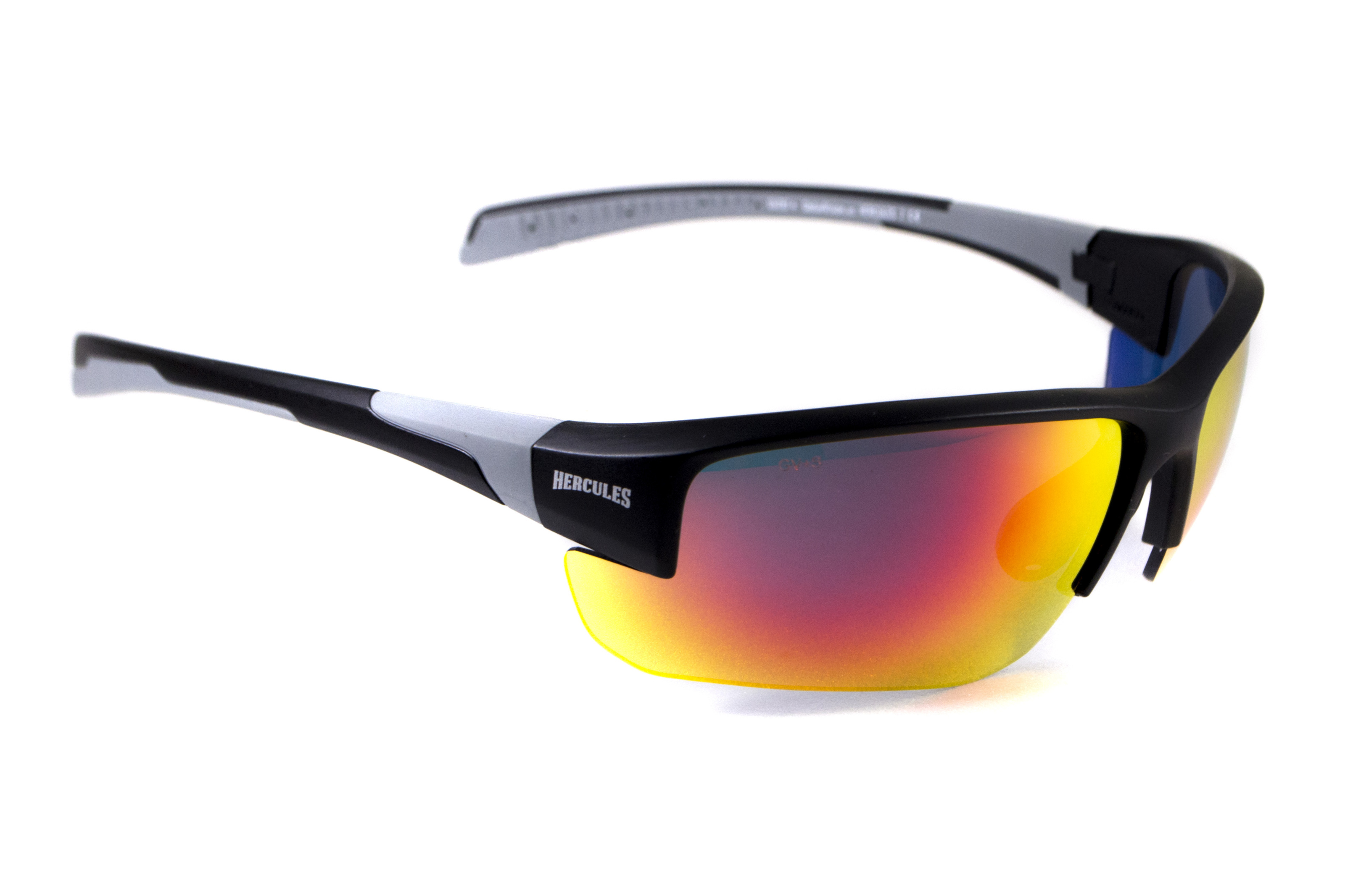 Защитные очки Global Vision Hercules-7 (G-Tech red), зеркальные красные фото 3