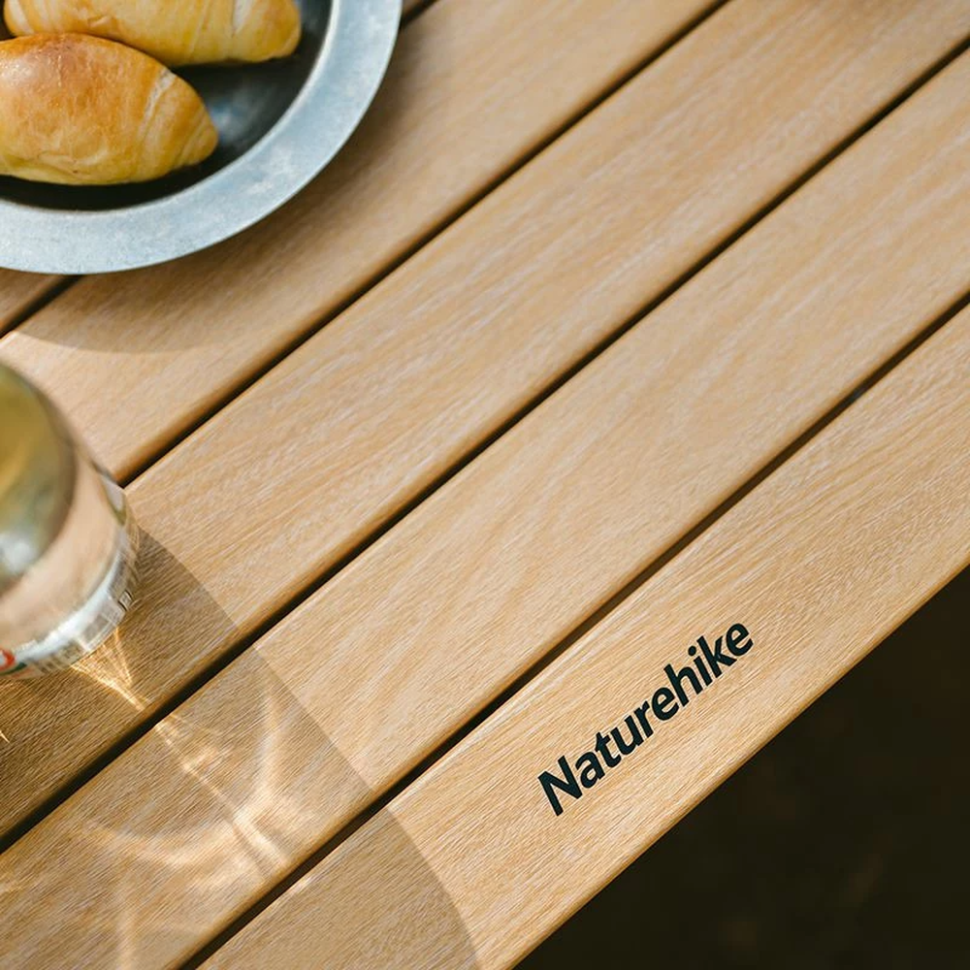 Розкладний стіл великий Naturehike CNK2300JU010, алюміній, чорний фото 10