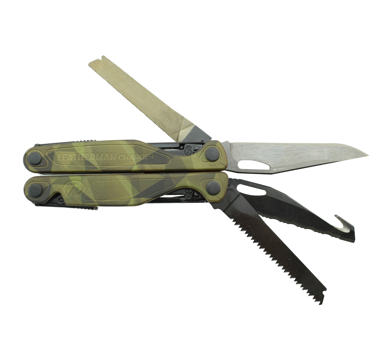 Мульти інструмент LEATHERMAN CHARGE PLUS CAMO FOREST, синтетичний чохол, карт. коробка фото 10