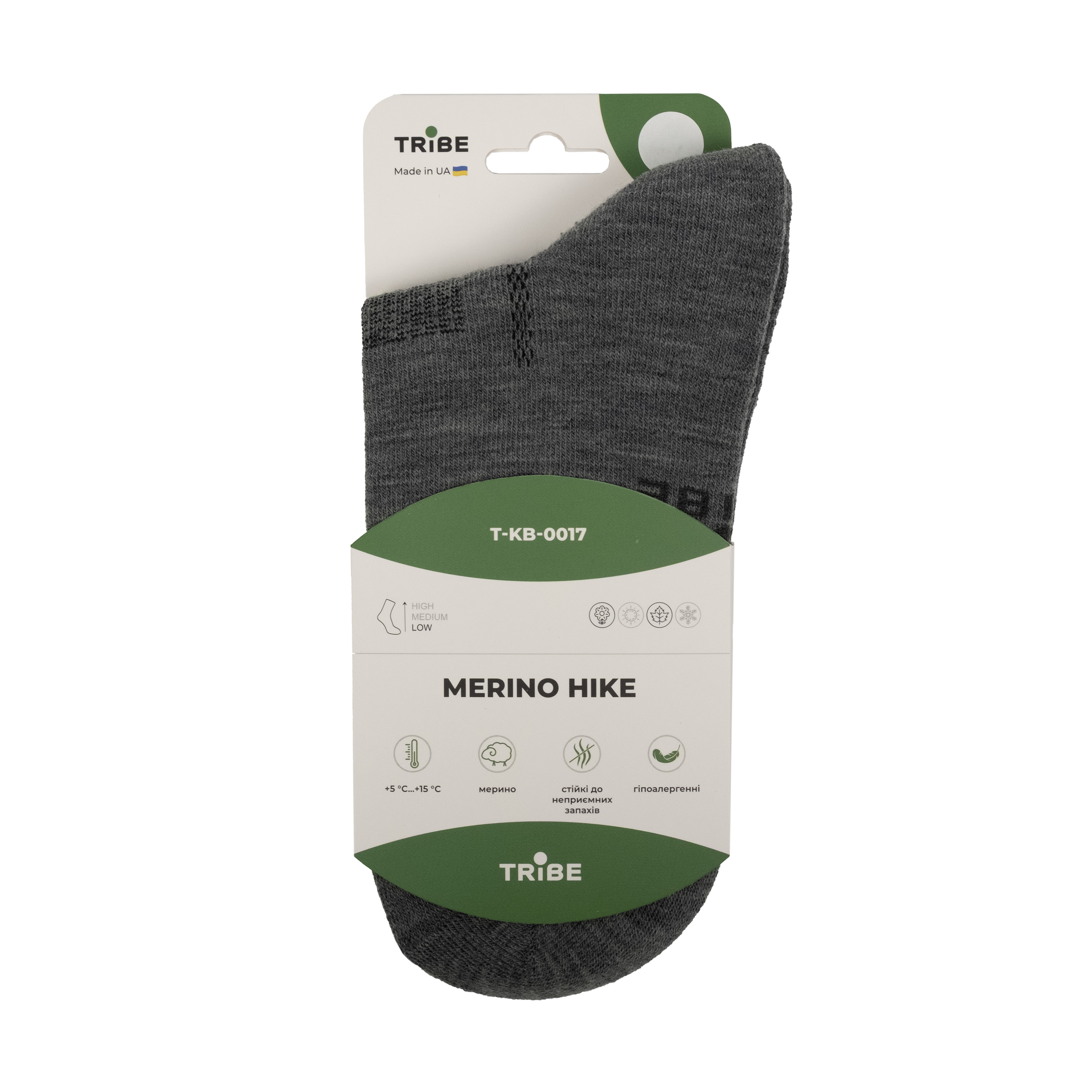 Шкарпетки Tribe Merino Hike T-KB-0017-blue, 41-43 фото 10