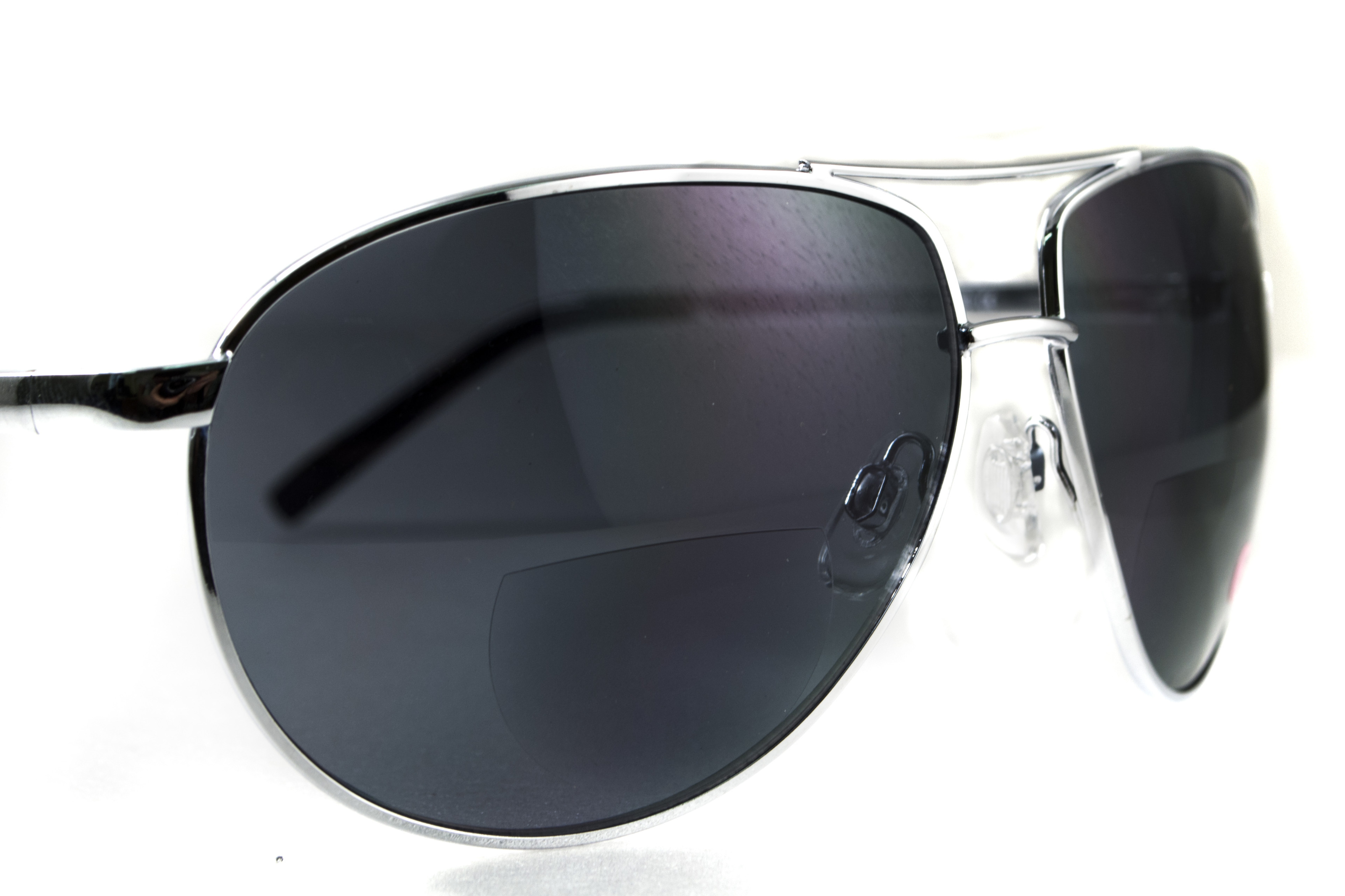 Біфокальні захисні окуляри Global Vision Aviator Bifocal (+2.0) (gray) сірі фото 2