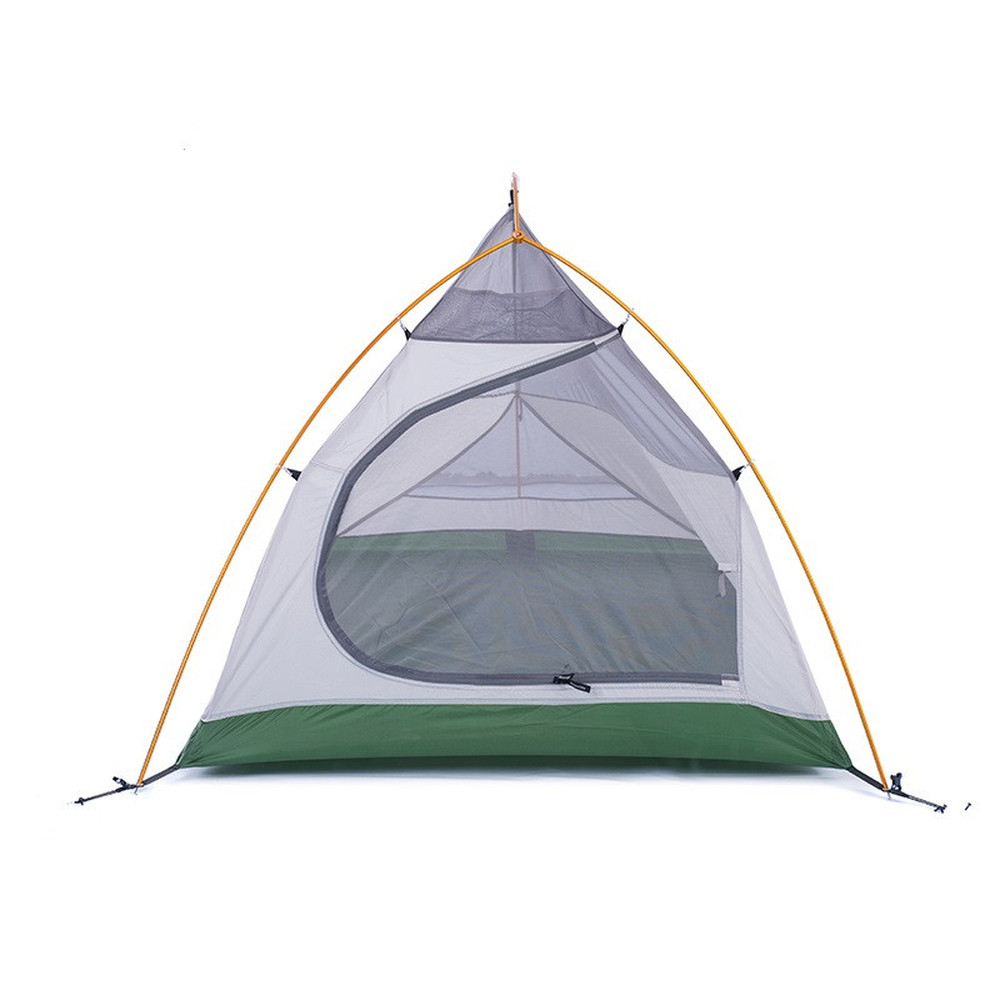 Намет надлегкий одномісний з футпринтом Naturehike Cloud Up 1 Updated NH18T010-T, 210T, зелений фото 4