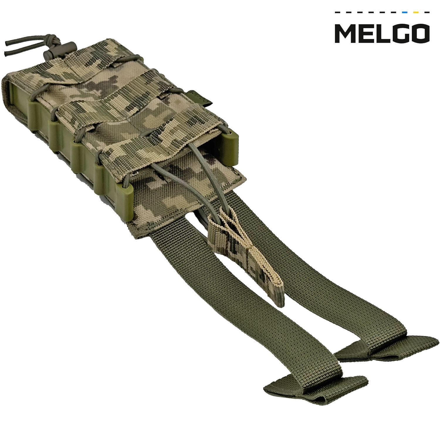 Подсумок на 1 магазин корпусный с фиксатором Пиксель ММ-14 Cordura MELGO фото 4