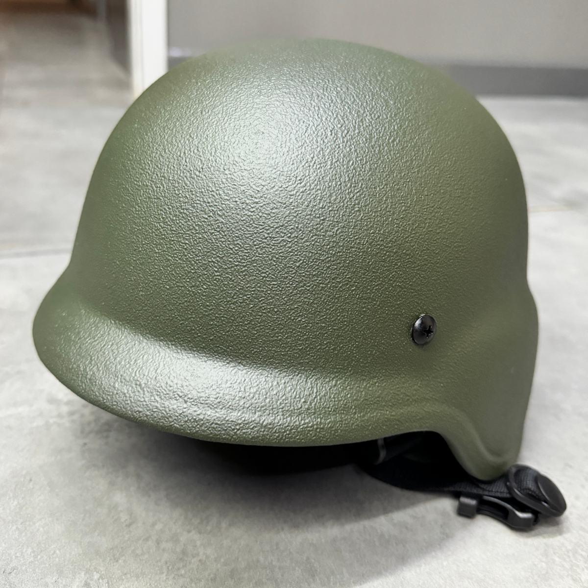 Шлем баллистический PASGT M88 PE, NIJ IIIa, размер L, 1.4 кг, цвет зеленый, бронешлем фото 3