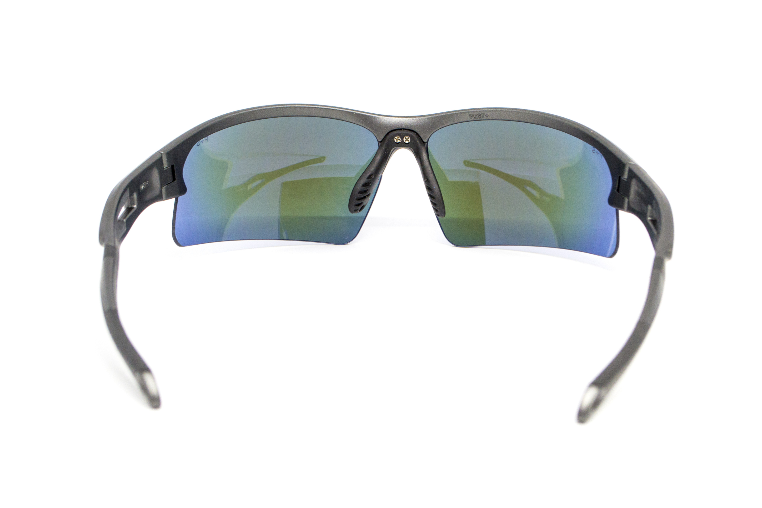 Очки защитные открытые Venture Gear MontEagle GunMetal (ice blue mirror) Anti-Fog, синие зеркальные фото 4