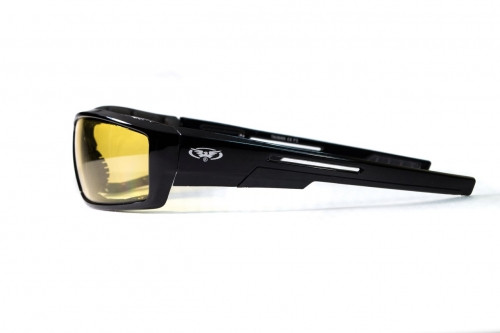 Очки защитные фотохромные Global Vision Sly Photochromic (yellow) желтые фотохромные фото 3