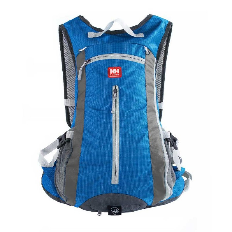 Велорюкзак з чохлом для шолома Naturehike 15 л sky blue NH15C001-B, блакитний фото 2