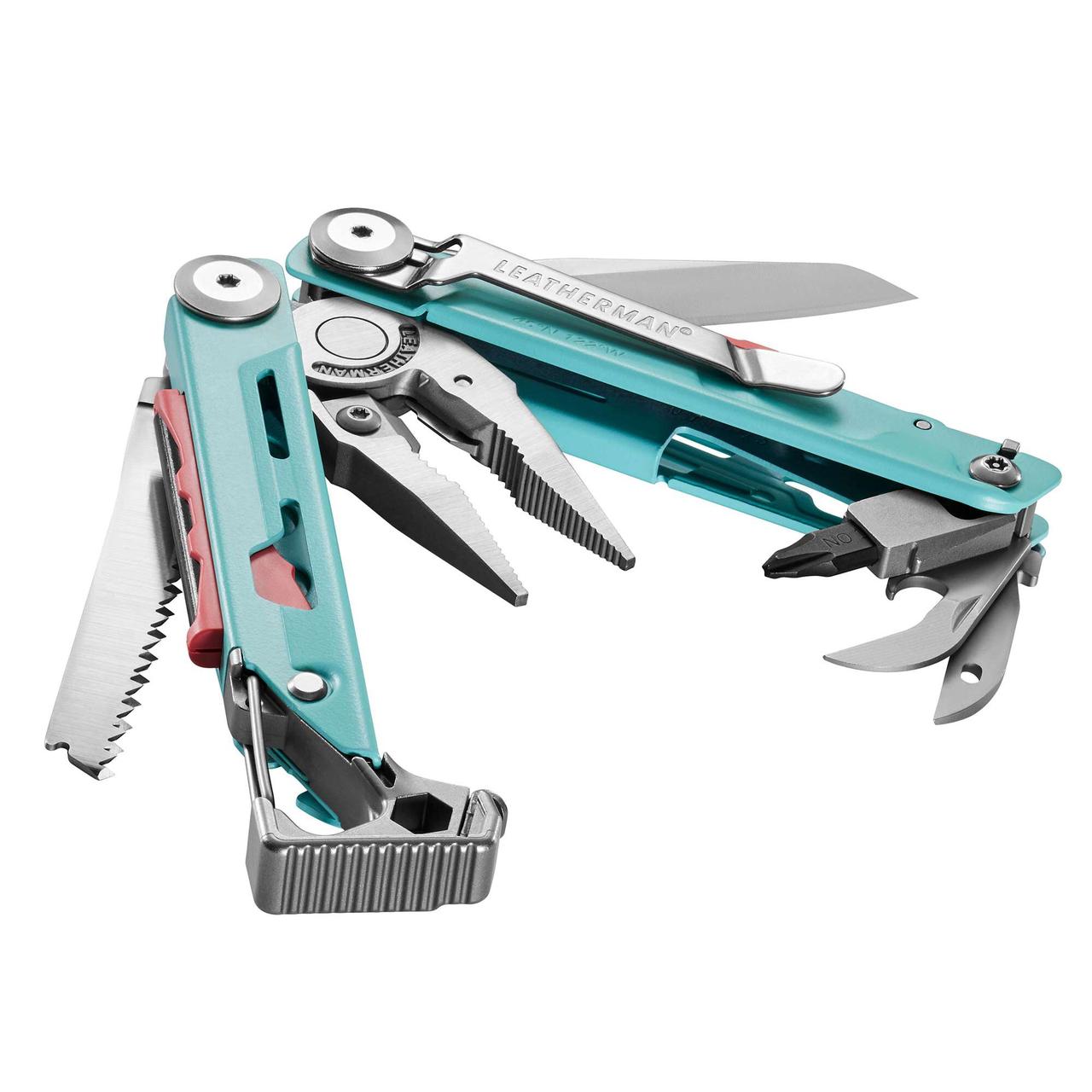 Мультитул Leatherman Signal Aqua Silver, нейлоновый чехол (833187) фото 2