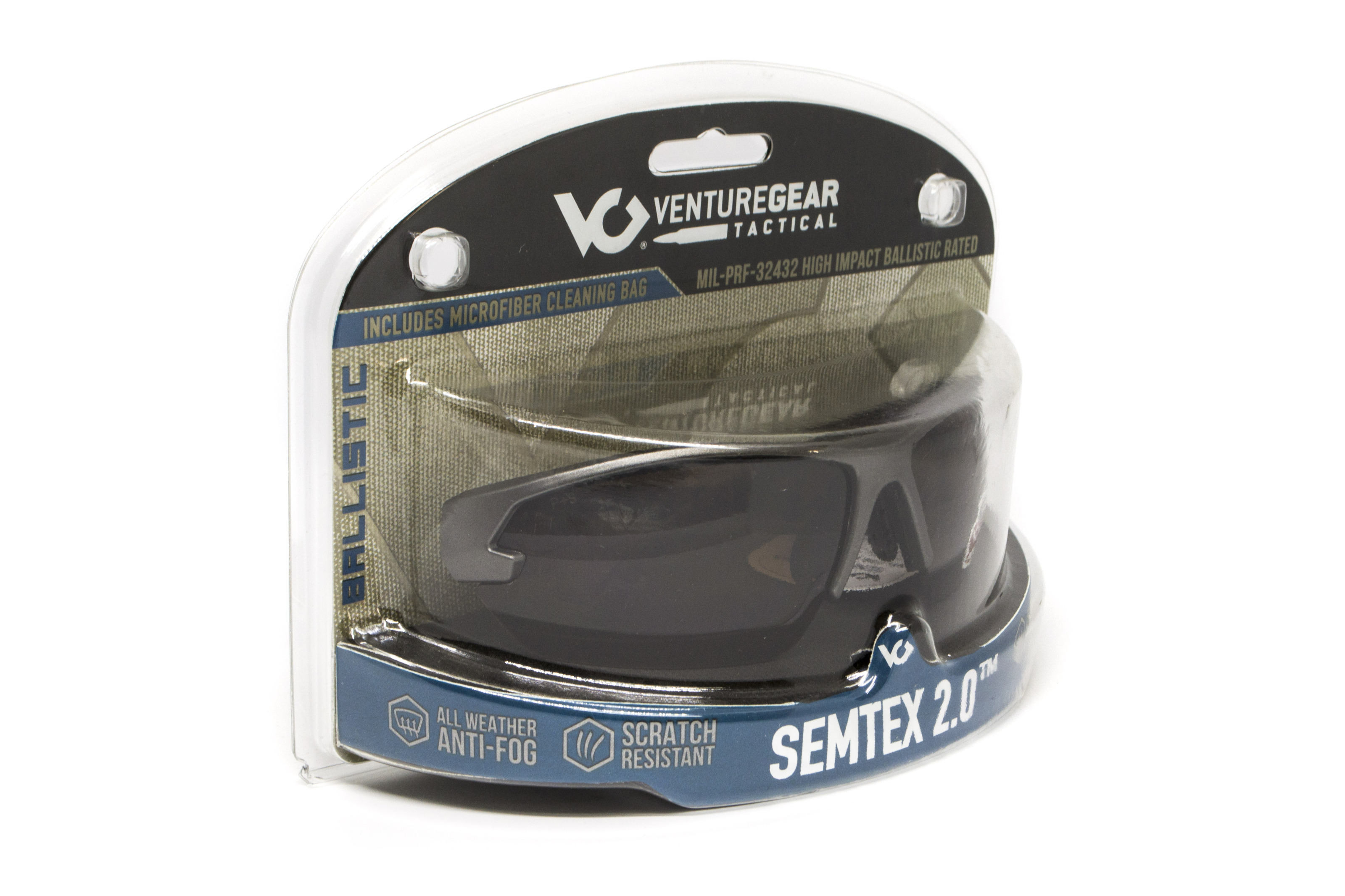 Захисні окуляри Venture Gear Tactical Semtex 2.0 Gun Metal (bronze) Anti-Fog, коричневі в оправі кольору 