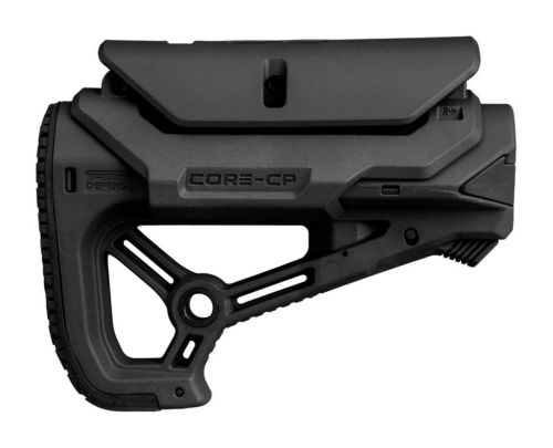 Приклад FAB Defense GL-CORE S CP с регулируемой щекой, без трубы (полимер) черный фото 4