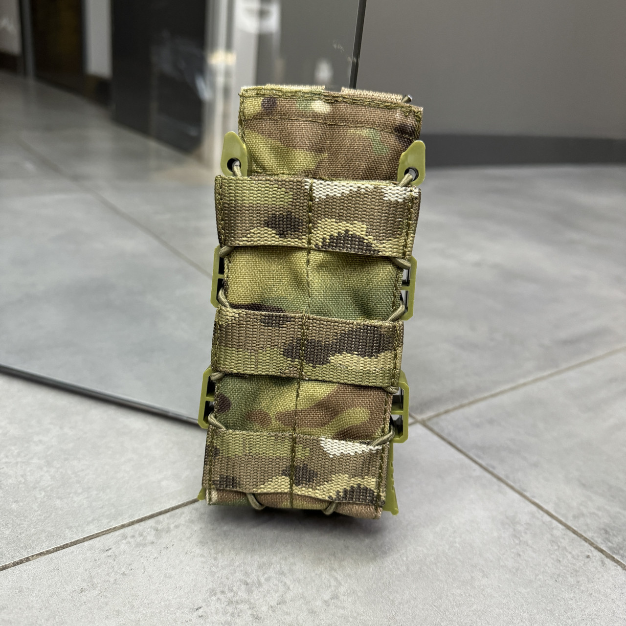 Подсумок под магазин АК/М16 каркасный открытого типа с Молли, Мультикам, WINTAC, Cordura, подсумок под рожок фото 5