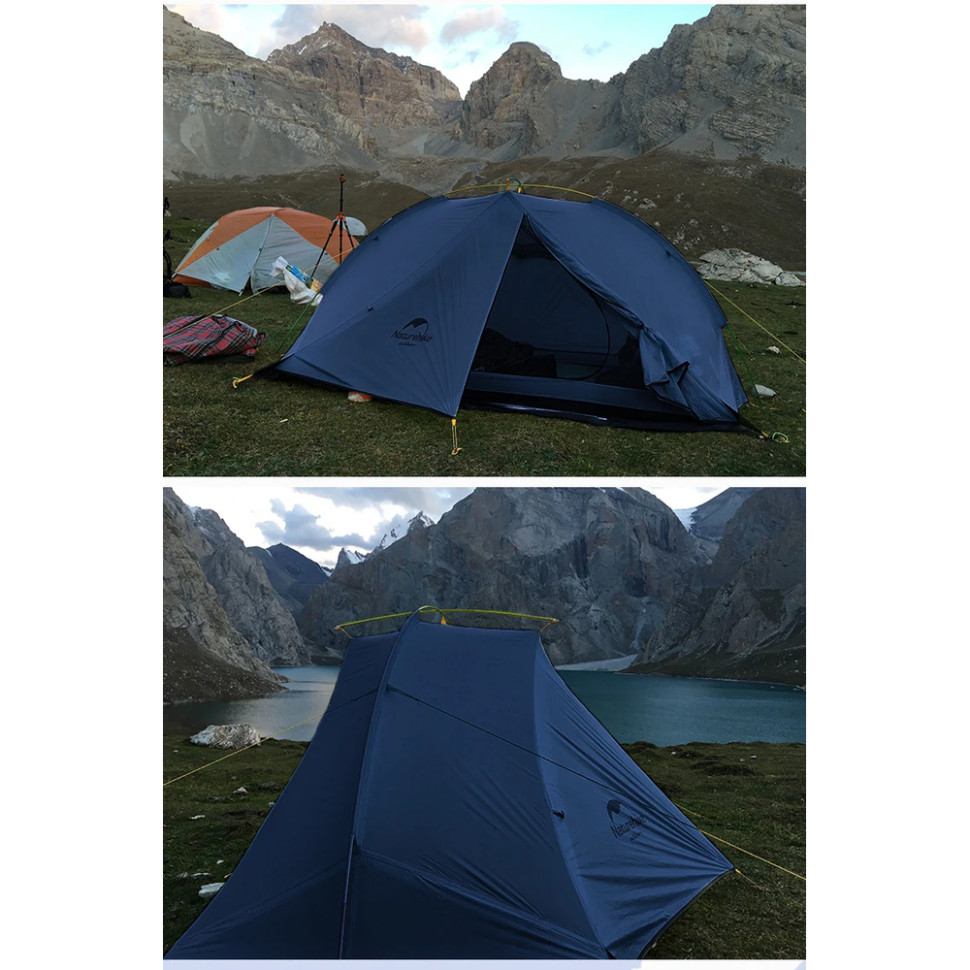 Намет двомісний Naturehike Tagar NH17T180-J, темний блакитний фото 7