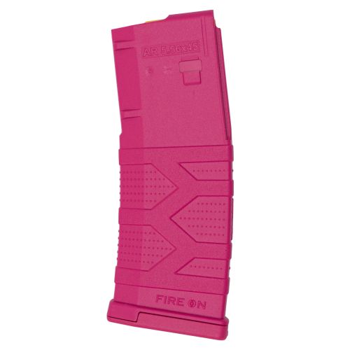 Магазин FIRE ON АR-30 5,56*45 NATO/.223 Rem розовый фото 2