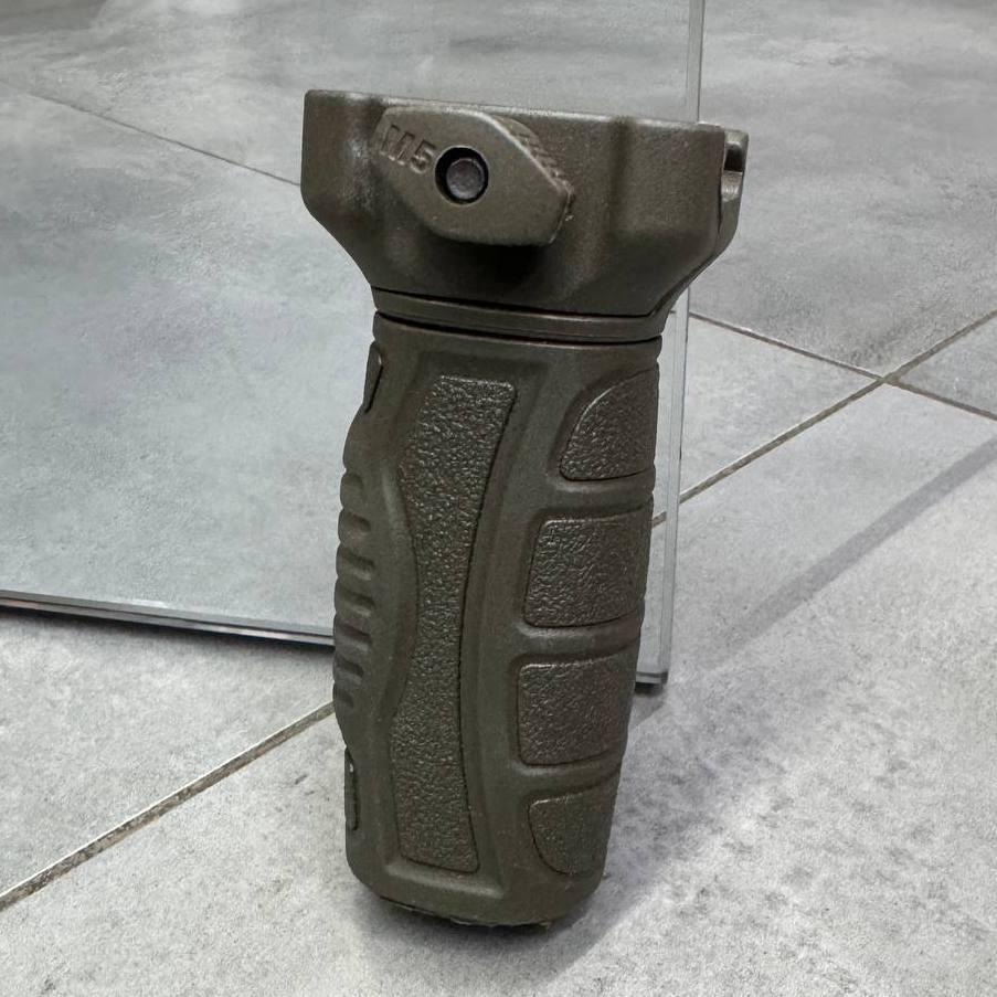 Рукоятка переноса огня DLG Tactical (DLG-162), на Пикатинни, цвет Олива, прорезиненная фото 4