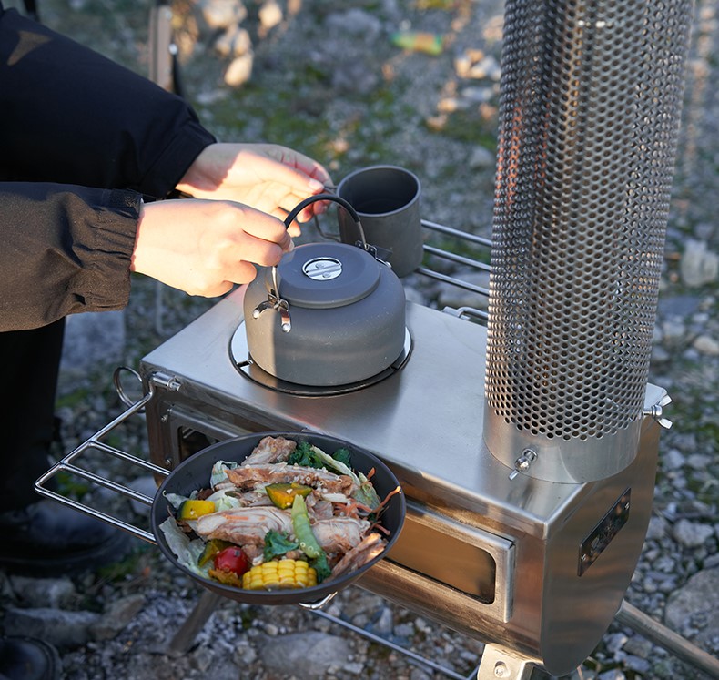 Піч дров'яна Mobi Garden Multifunctional stove NX22688003 grey фото 5