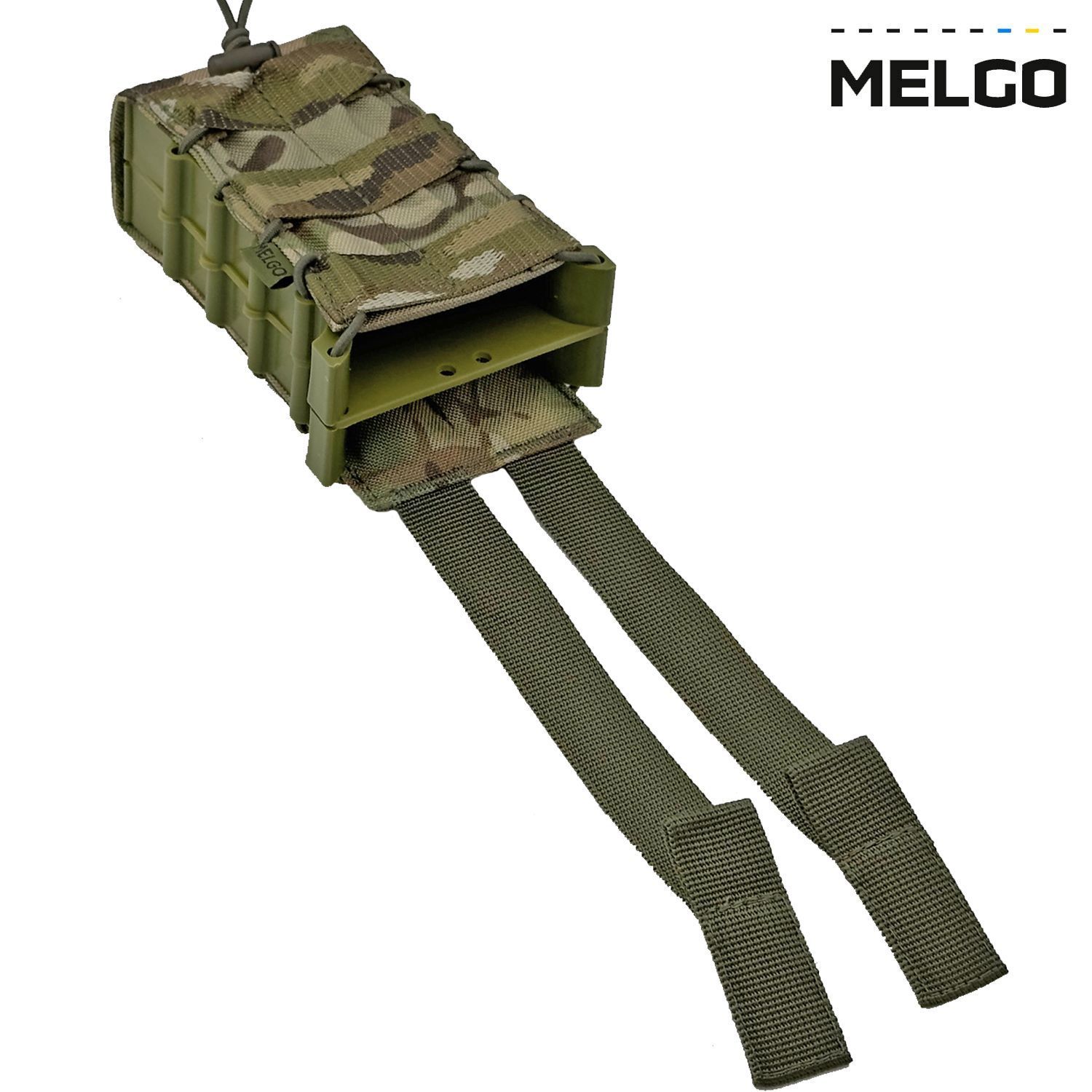 Підсумок на 2 магазини корпусний відкритий Мультикам Cordura MELGO фото 4