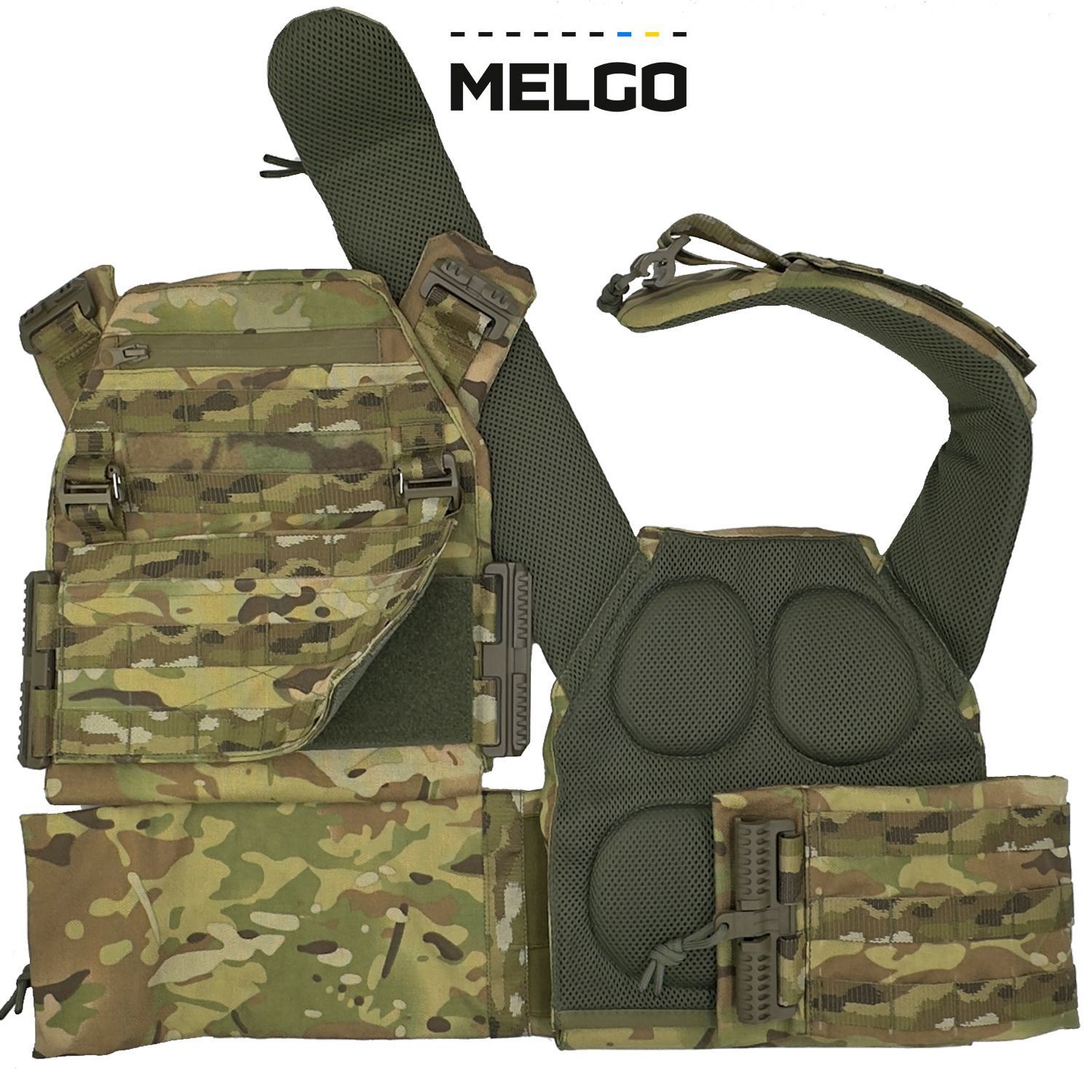 Плитоноска Gen.2 Мультикам Cordura 1000 D MELGO фото 6
