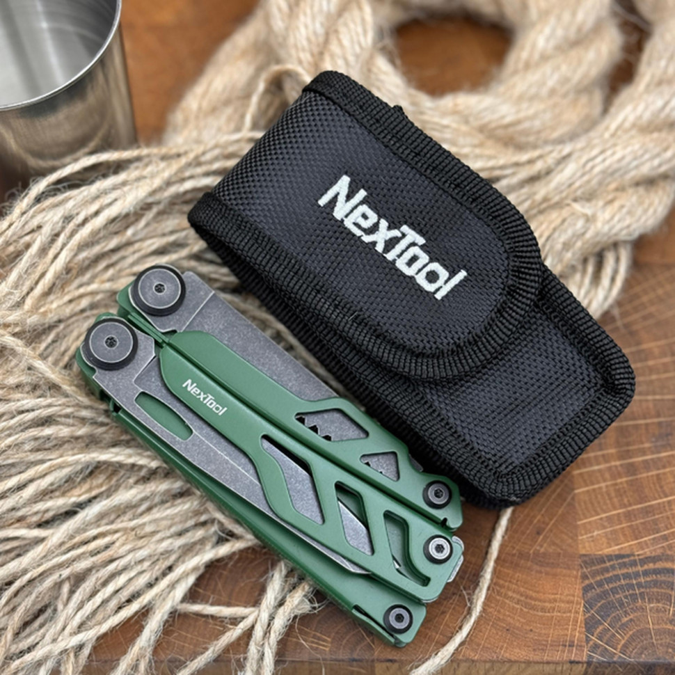 Мультитул NexTool Flagship Pro, зеленый фото 10
