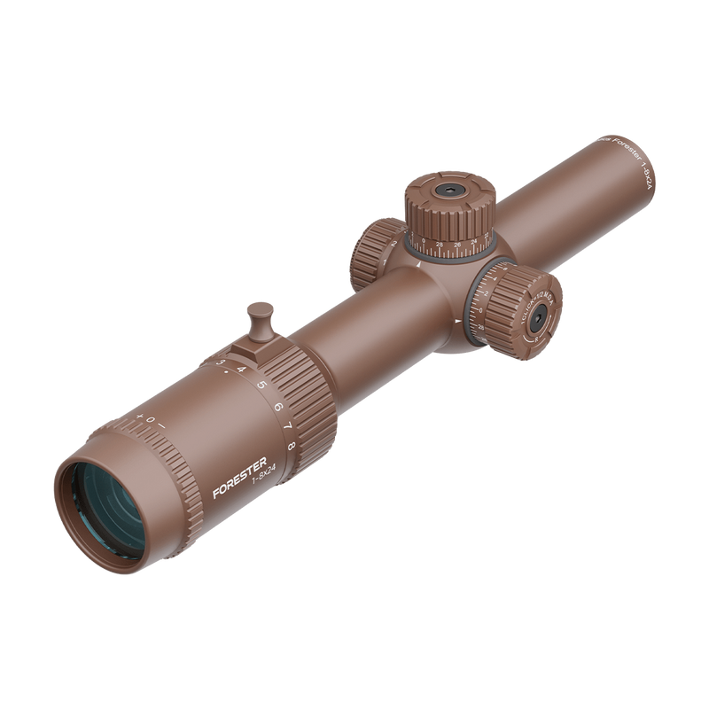 Оптичний приціл Vector Optics Forester 1-8X24 (30 мм) illum. SFP Coyote FDE Etched Glass фото 3