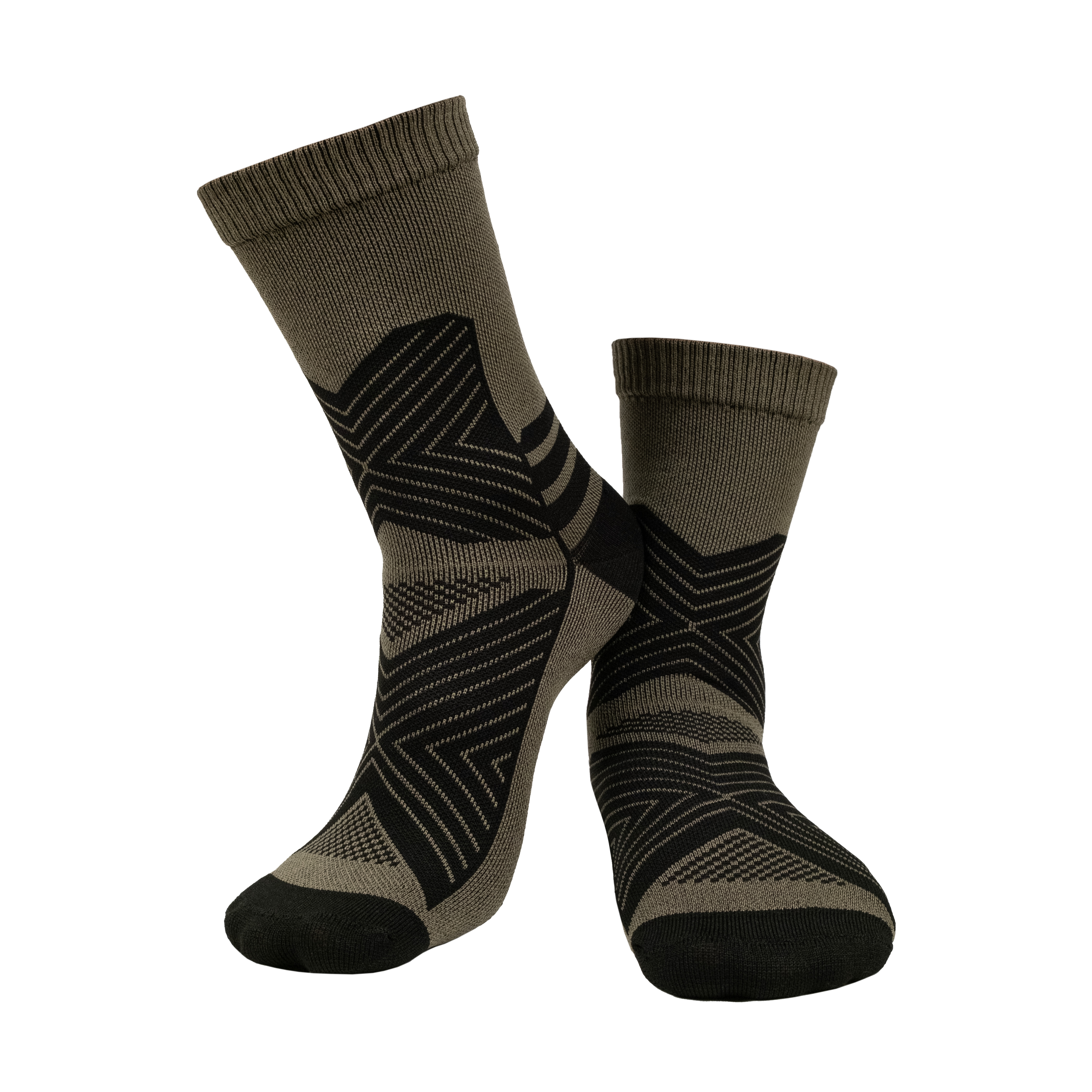 Носки Tribe Trekking Summer Long T-KB-0016-olive, 41-43 фото 7