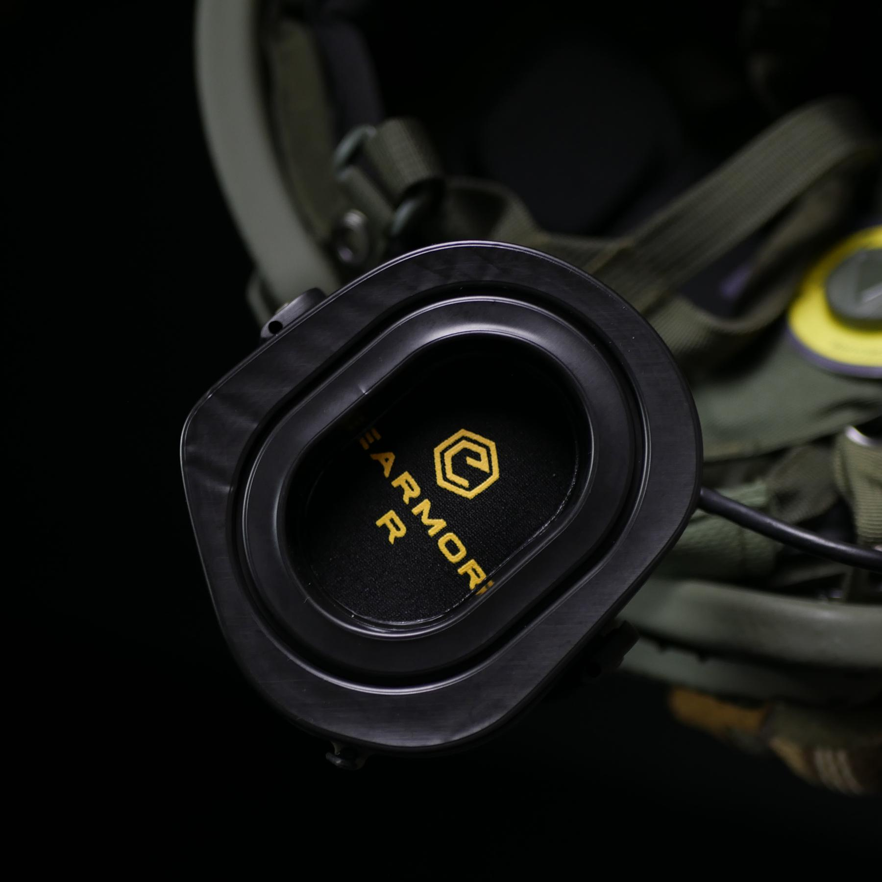 Тактичні навушники EARMOR M32Н PLUS Олива фото 10