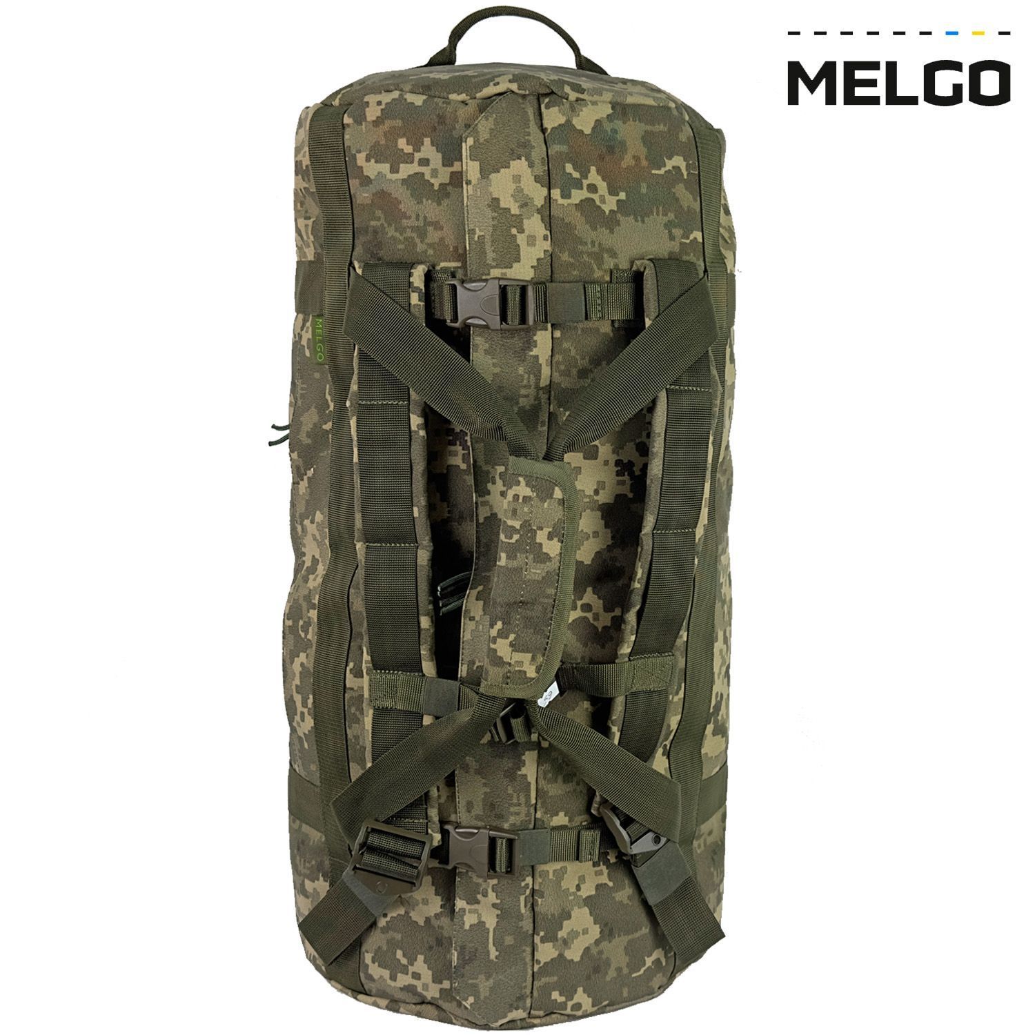 Транспортна сумка-баул 90 л Піксель ММ-14 Cordura 1000 D MELGO фото 3