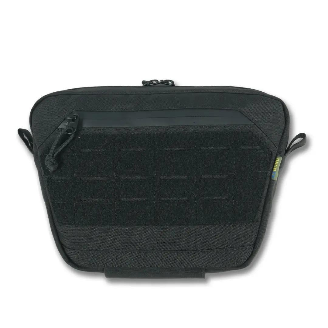 Сумка-напашник M Kiborg с баллистическим пакетом 2 класс защиты PE Militex GU Сordura Black фото 2