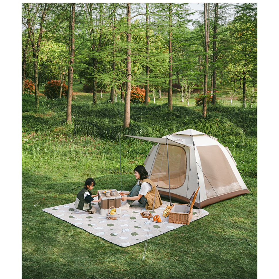 Тент для кемпінгу Naturehike CNK2450WS021, бежевий фото 4