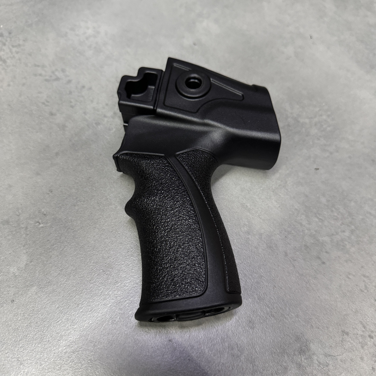 Рукоятка пистолетная для Saiga 12, DLG Tactical (DLG-089 black), цвет Черный, с отсеком и гнездами для ремня фото 4