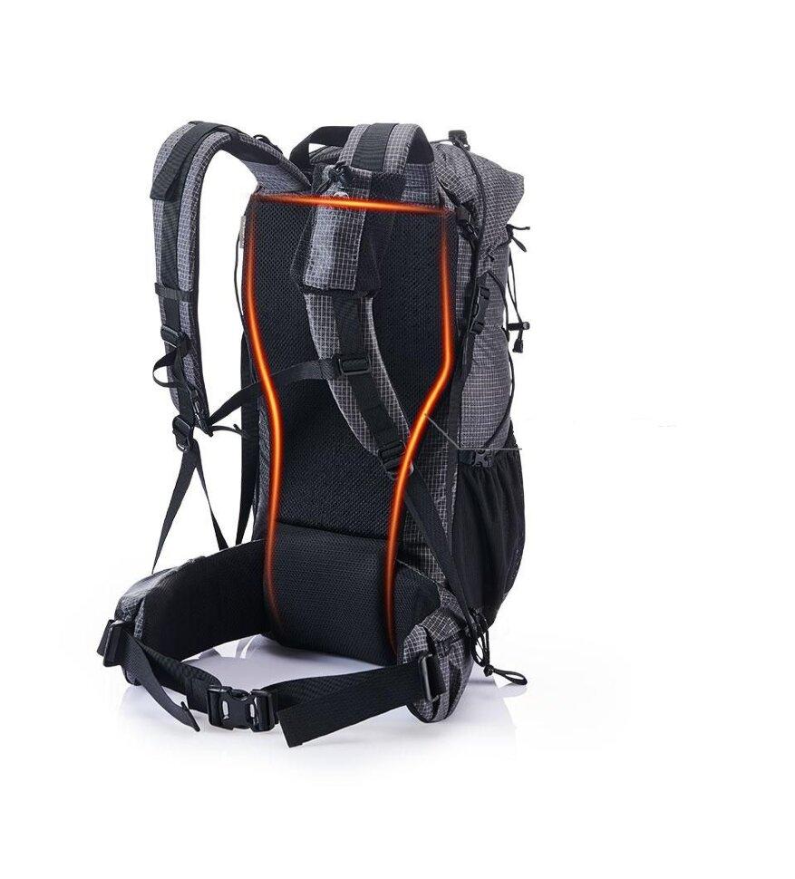 Рюкзак туристический Naturehike Rock NH19BP095, 60+5 л, черный фото 3