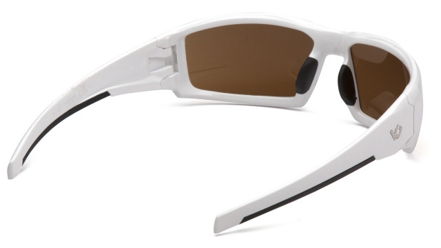 Очки защитные открытые Venture Gear Pagosa White (bronze) Anti-Fog, коричневые фото 4