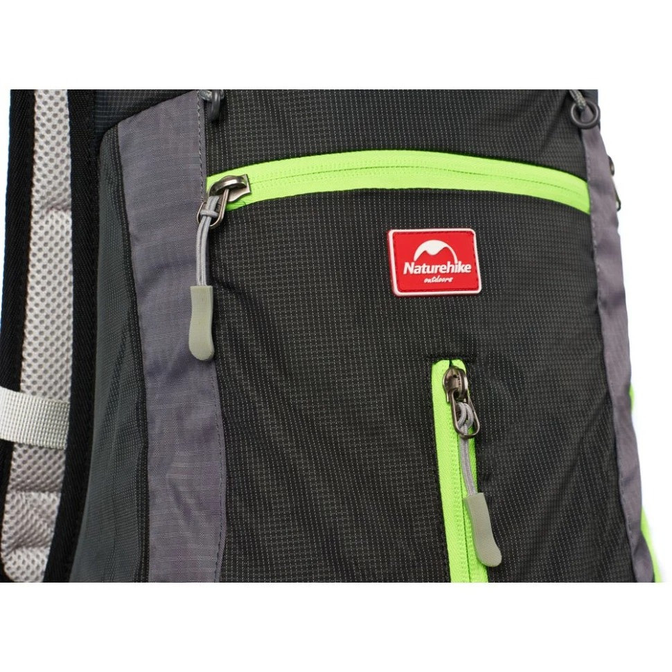 Велорюкзак з чохлом для шолома Naturehike 15 л sky blue NH15C001-B, блакитний фото 4