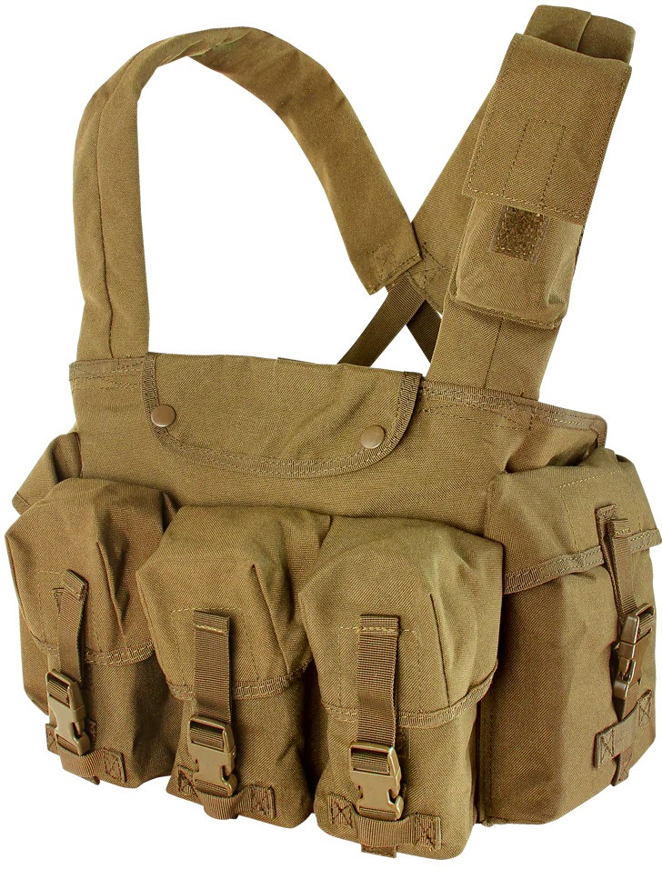 Розвантажувальний жилет Condor Seven Pocket Chest Rig колір coyote brown CR-498