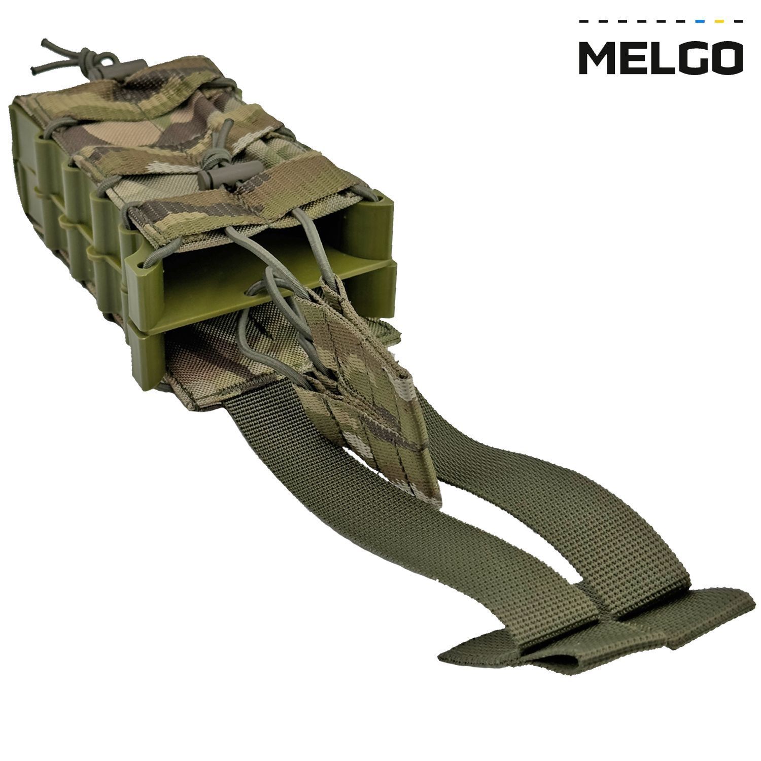 Подсумок на 2 магазины корпусный с фиксаторами Мультикам Cordura 1000 D MELGO фото 4