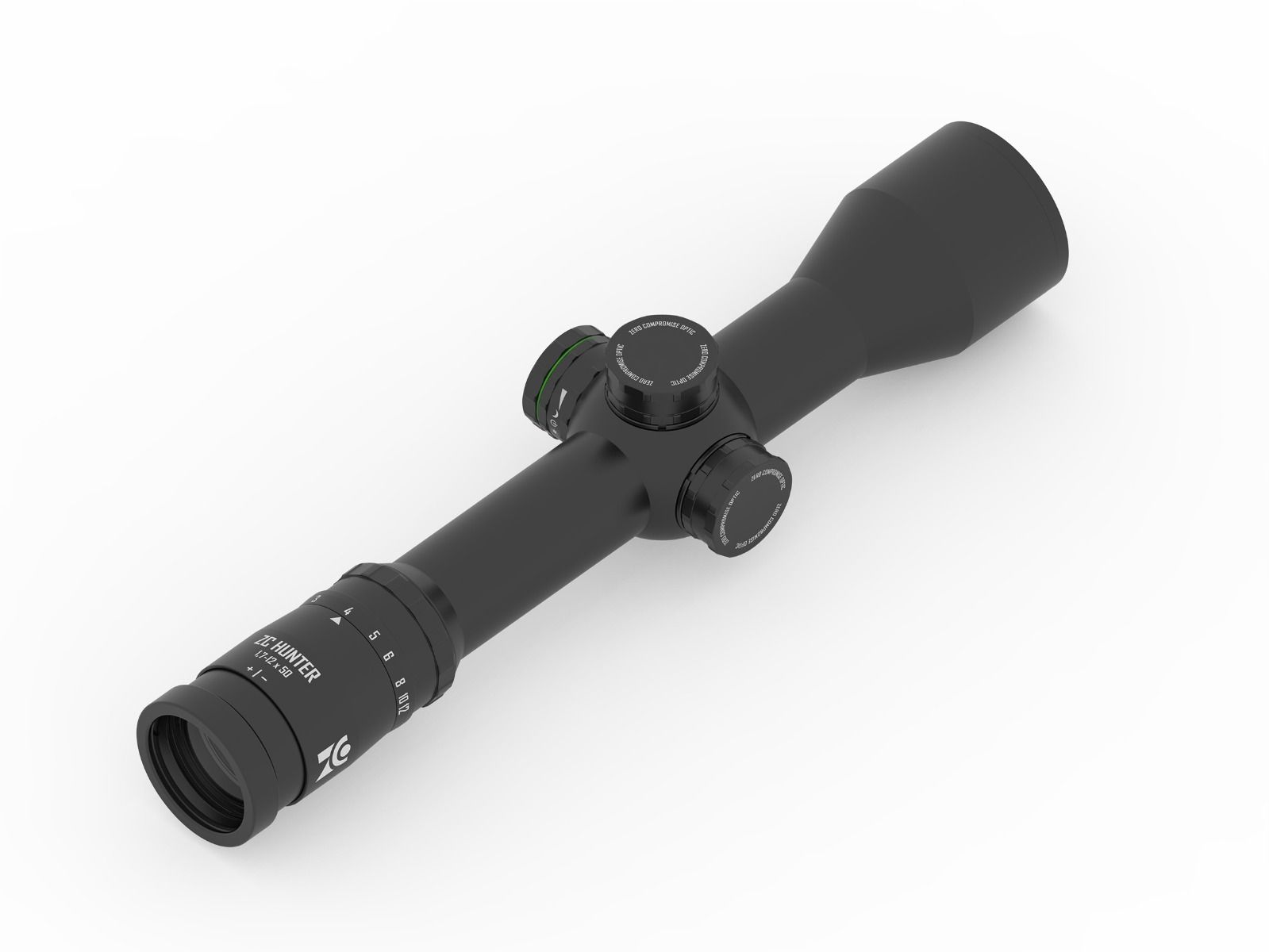 Приціл оптичний ZC Hunter 1.7-12x50 (36 мм) MHR SFP illum. Ballostikturm фото 7