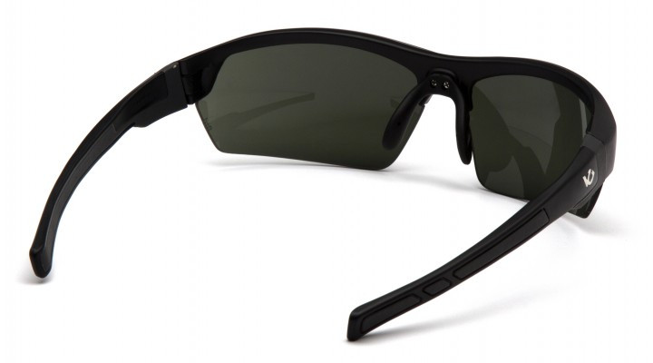 Очки поляризационные защитные 2в1 Venture Gear Tensaw Polarized (forest gray) чёрно-зелёные фото 4