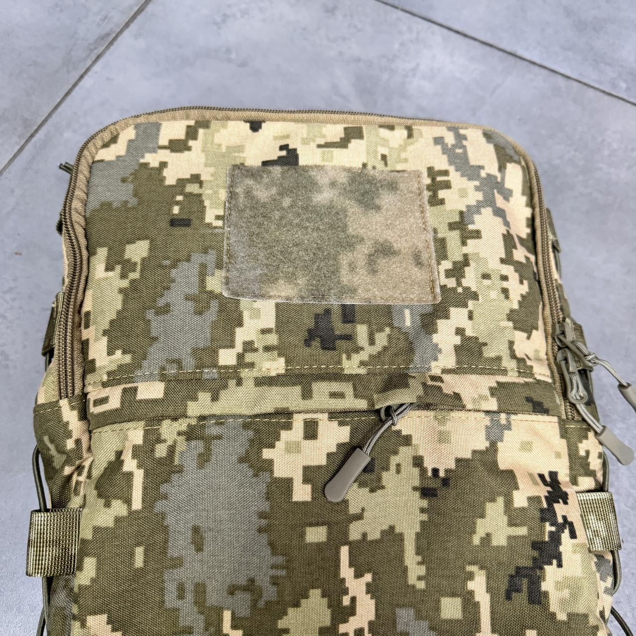 Подсумок-рюкзак сухарный на плитоноску с Молли, Пиксель, Cordura, сумка сухарная тактическая, сумка сухарка фото 9