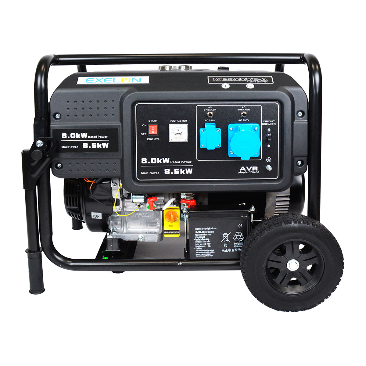 Бензиновий генератор Exelon MB9000E-A - 8.0/8.5 кВт фото 3